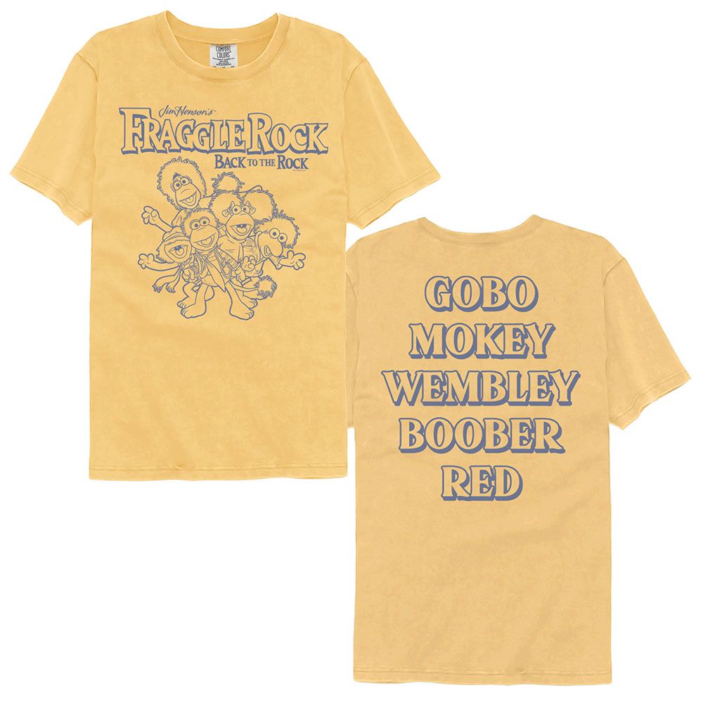 Fraggle Rock Comfort Colors T-Shirt - Names On Back