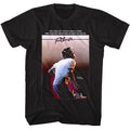 Black Footloose t-shirt featuring Footloose 1984 movie poster design
