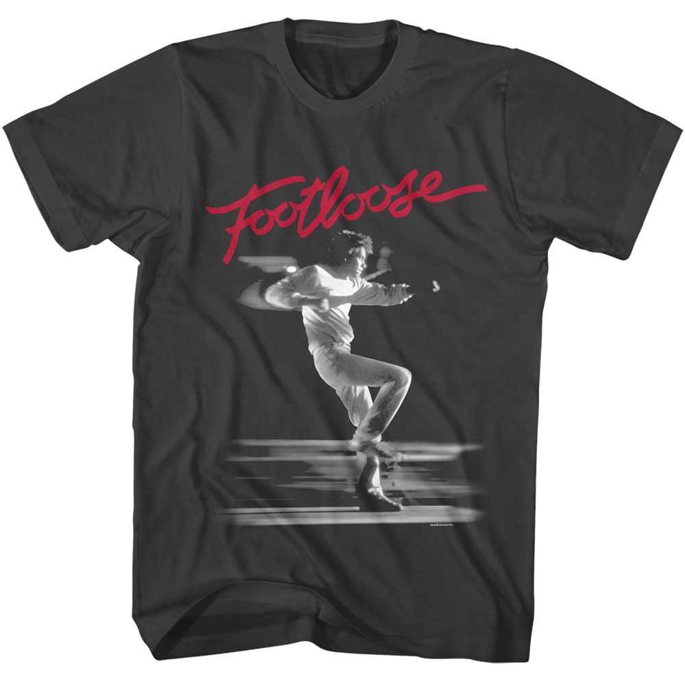 Smoke gray Footloose t-shirt featuring Footloose Street Dance design