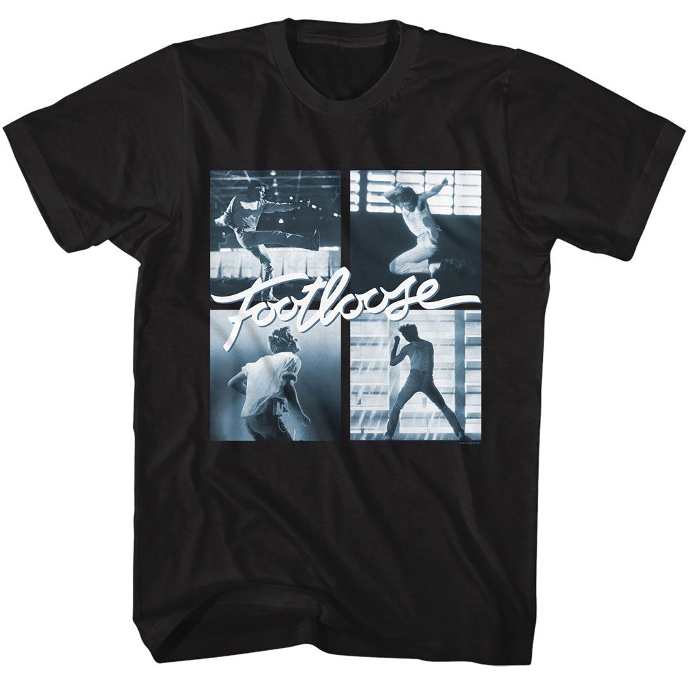 Black Footloose t-shirt featuring Footloose Square Dance design