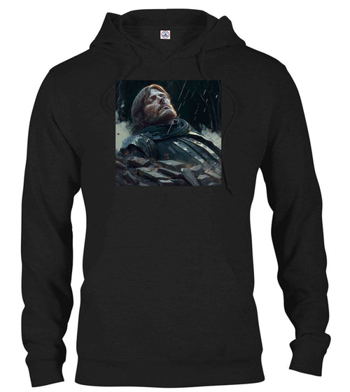 Black Fallen Hero Fantasy Hoodie