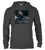 Charcoal Fallen Hero Fantasy Hoodie