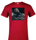 Red Fallen Hero Fantasy T-Shirt