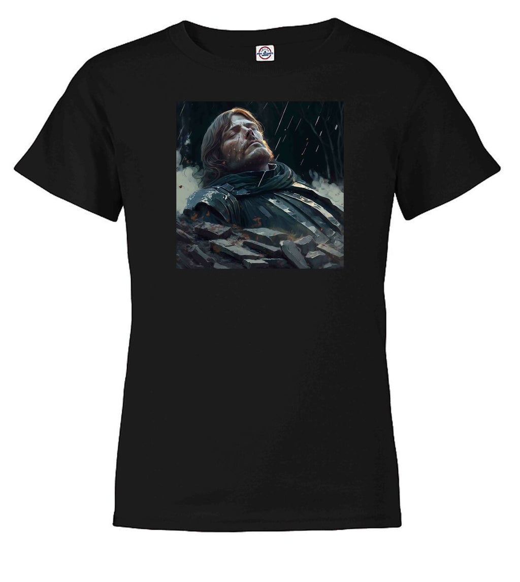 Black Fallen Hero Fantasy Youth/Toddler T-Shirt