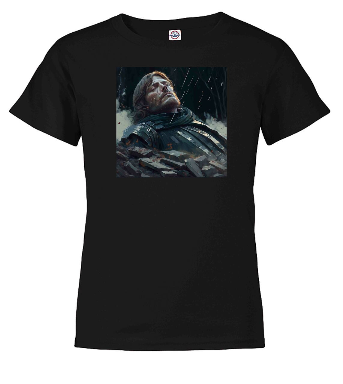 Black Fallen Hero Fantasy Youth/Toddler T-Shirt