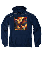 Navy Fiery Phoenix Hoodie