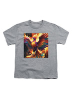 Gray Fiery Phoenix Youth/Toddler T-Shirt