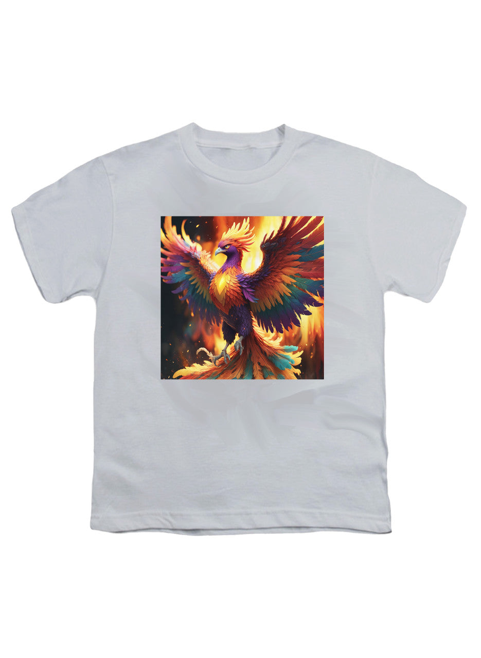 White Fiery Phoenix Youth/Toddler T-Shirt