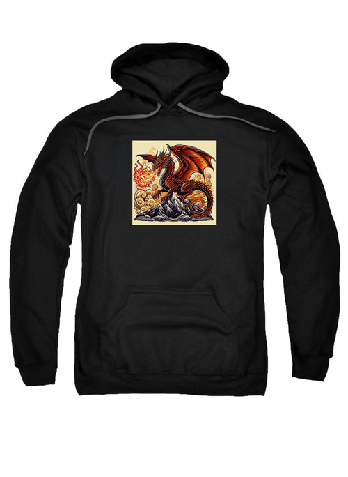 Black Fire Dragon Hoodie