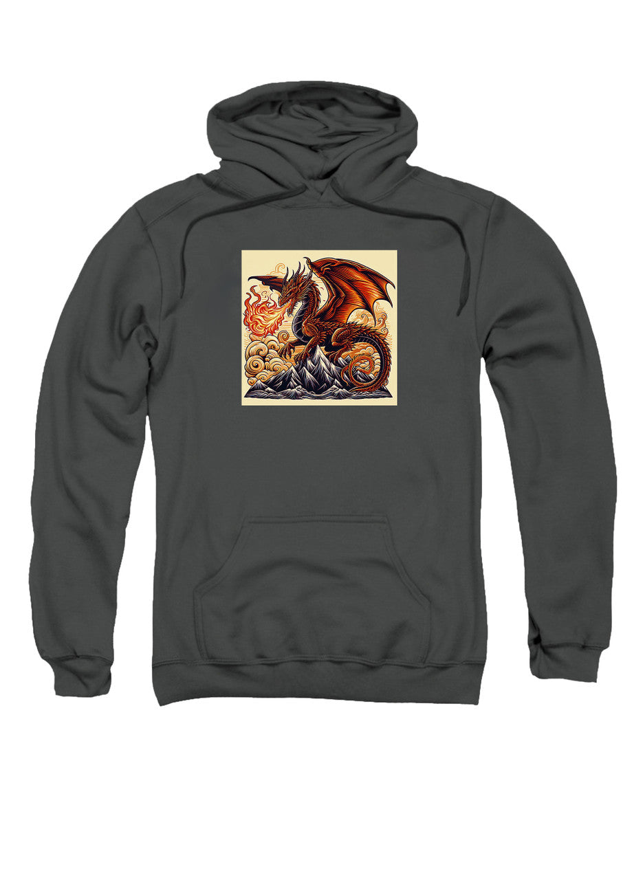 Charcoal Fire Dragon Hoodie