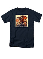 Navy Fire Dragon T-Shirt