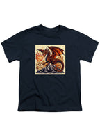 Navy Fire Dragon Youth/Toddler T-Shirt