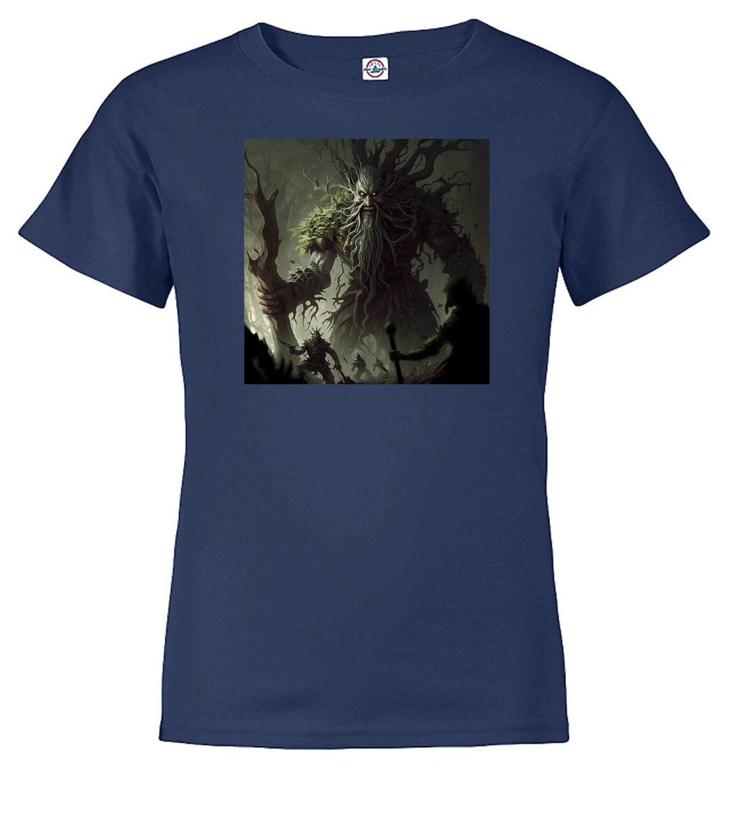 Navy Forest Lord in Battle Fantasy Youth/Toddler T-Shirt