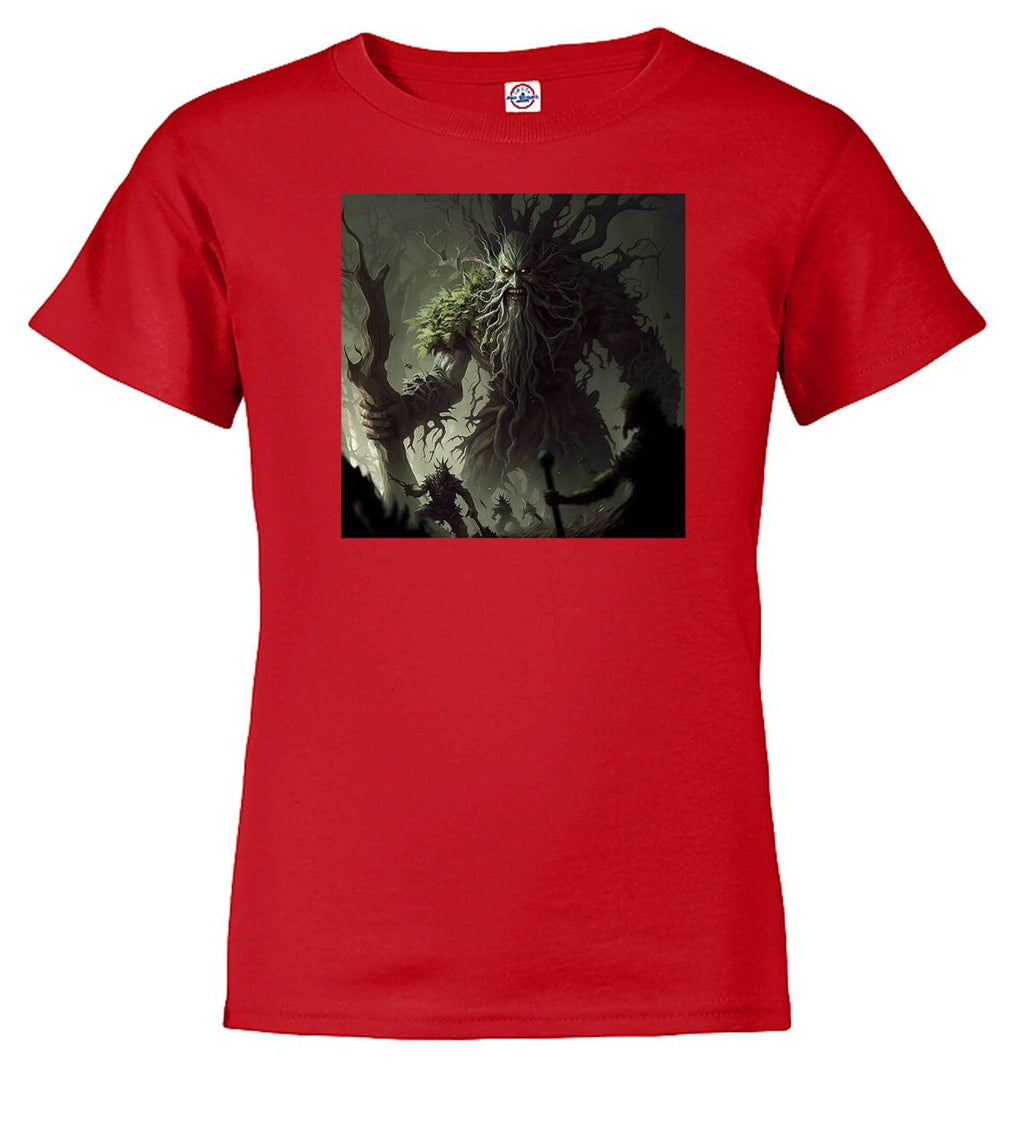 Red Forest Lord in Battle Fantasy Youth/Toddler T-Shirt