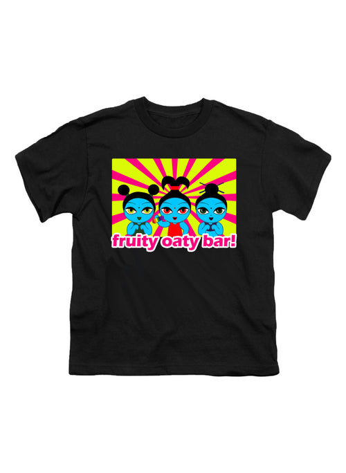 Black Fruity Oaty Bar Logo Youth/Toddler T-Shirt