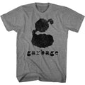 Graphite heather Garbage t-shirt featuring Garbage Big G Logo design