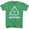 Kelly heather Garbage t-shirt featuring Garbage Recycle design