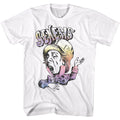 White Genesis t-shirt featuring Genesis Rainbow Hatter design