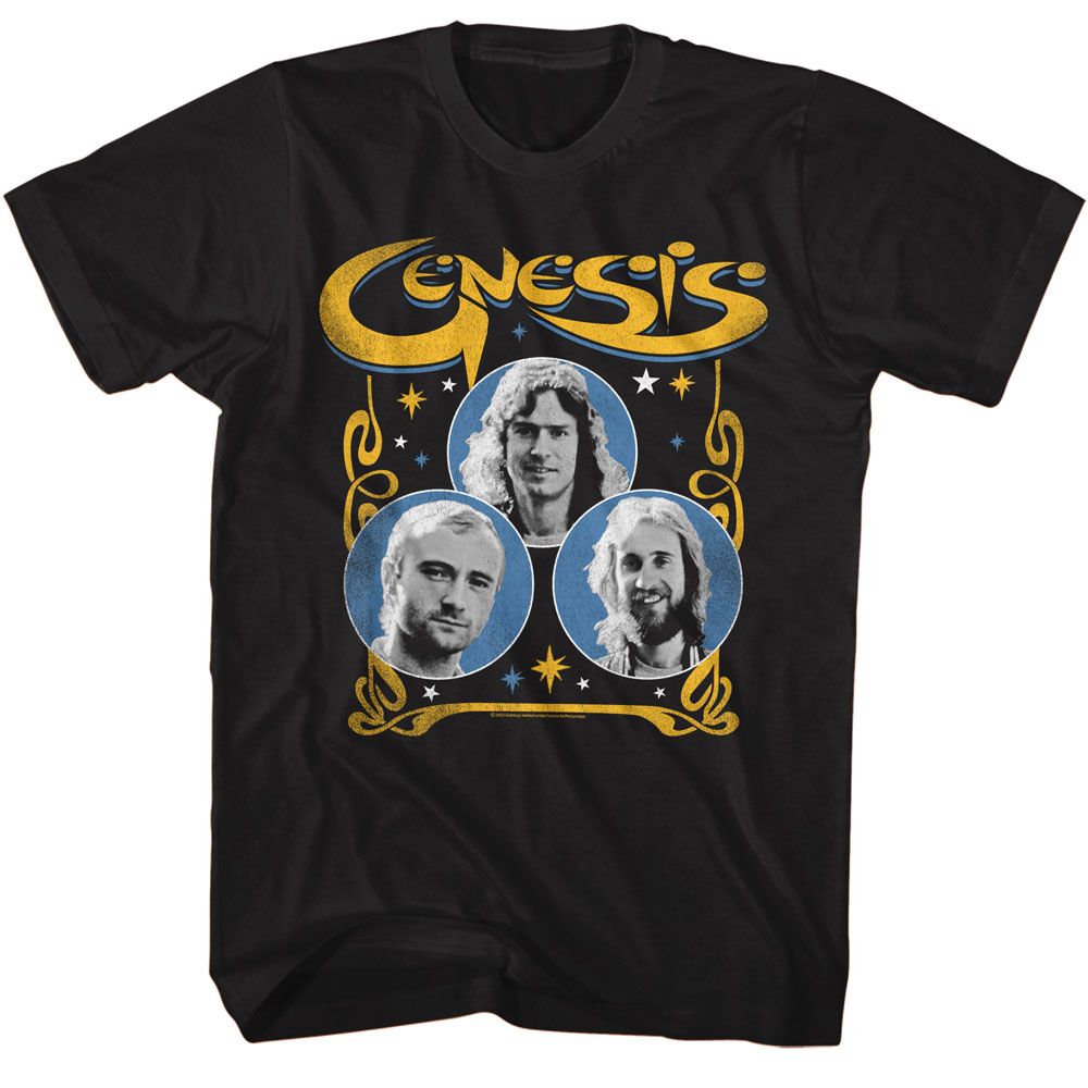 Black Genesis t-shirt featuring Genesis 3 Photos design