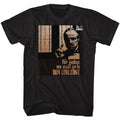 Black The Godfather t-shirt featuring The Godfather Justice design