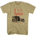 Khaki heather The Godfather t-shirt featuring The Godfather Il Padrino design