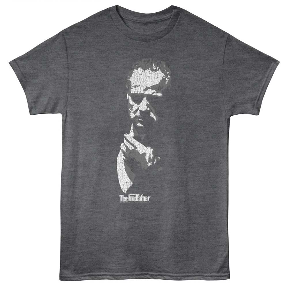 Heather charcoal The Godfather t-shirt featuring The Godfather Shadow design