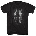 Black The Godfather t-shirt featuring The Godfather Shadow design