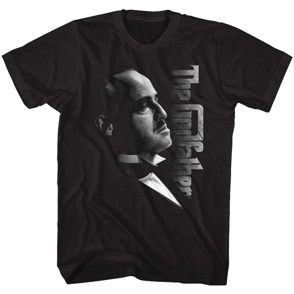 Black The Godfather t-shirt featuring The Godfather Profilin design