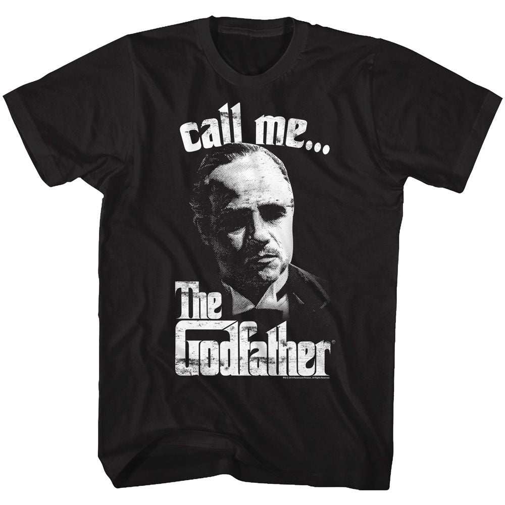 Black The Godfather t-shirt featuring The Godfather Pixelis design