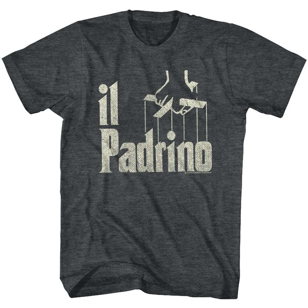 Black heather The Godfather t-shirt featuring The Godfather Il design