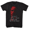 Black The Godfather t-shirt featuring The Godfather No Apologies design
