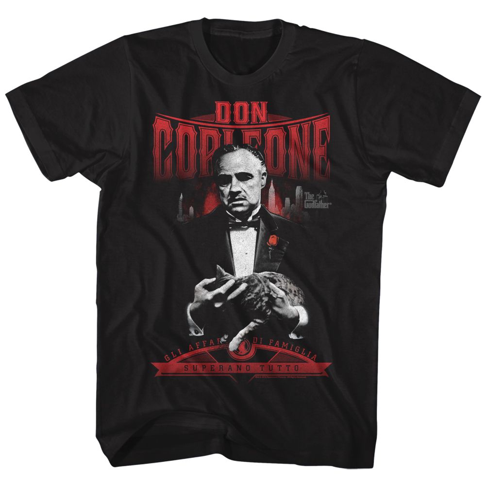 Black The Godfather t-shirt featuring The Godfather El Don design
