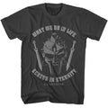 Smoke gray Gladiator t-shirt featuring Gladiator What We Do In Life design