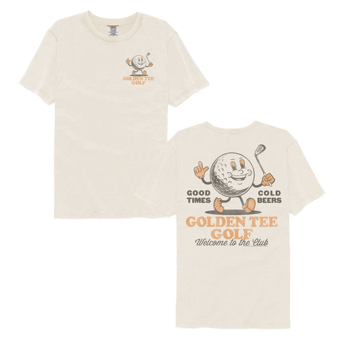 Golden Tee Comfort Colors T-Shirt - Golf Cartoon Man F&B