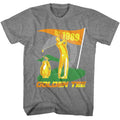 Graphite heather Golden Tee t-shirt featuring Golden Tee Est 1989 design