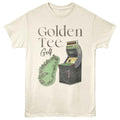 Natural Golden Tee t-shirt featuring Golden Tee Swing Softer design