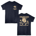 Navy Golden Tee t-shirt featuring Golden Tee Welcome Club One Color design