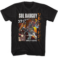 Black Guilty Gear t-shirt featuring Guilty Gear Sol Badguy design