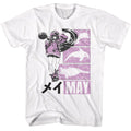 White Guilty Gear t-shirt featuring Guilty Gear May With Sea Friends design