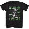 Black Guilty Gear t-shirt featuring Guilty Gear Sol Badguy And Ky Kiske design
