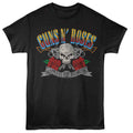 Black Guns N' Roses t-shirt featuring Guns N Roses AFD Pistols And Skull design