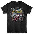 Black Guns N' Roses t-shirt featuring Guns N Roses Clown Skull And Pistols design