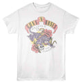 White Guns N' Roses t-shirt featuring Guns N Roses Tattoo Style Jungle design