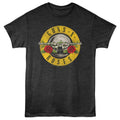 Black heather Guns N' Roses t-shirt featuring Guns N Roses Bullet design