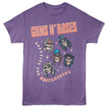 Purple heather Guns N' Roses t-shirt featuring Guns N Roses Destruction design