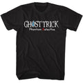 Black Ghost Trick t-shirt featuring Ghost Trick Phantom Detective key art design