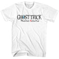 White Ghost Trick t-shirt featuring Ghost Trick Phantom Detective light-version key art design