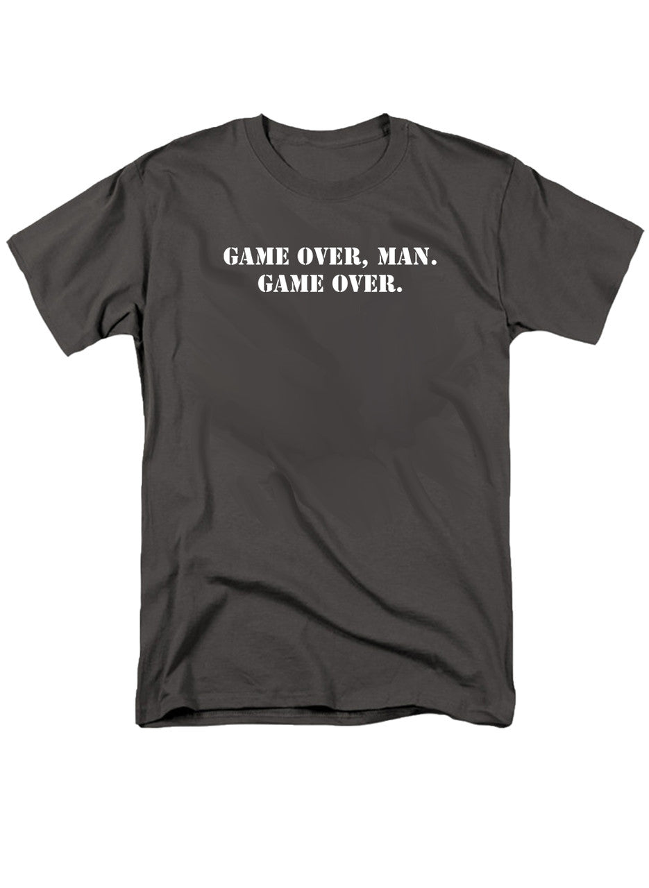 Charcoal Game Over, Man. Game Over T-Shirt