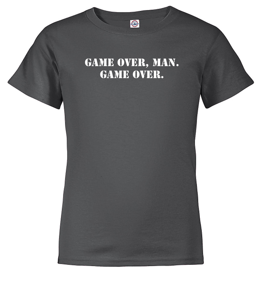 Charcoal Game Over, Man. Game Over Youth/Toddler T-Shirt