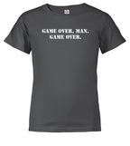 Charcoal Game Over, Man. Game Over Youth/Toddler T-Shirt
